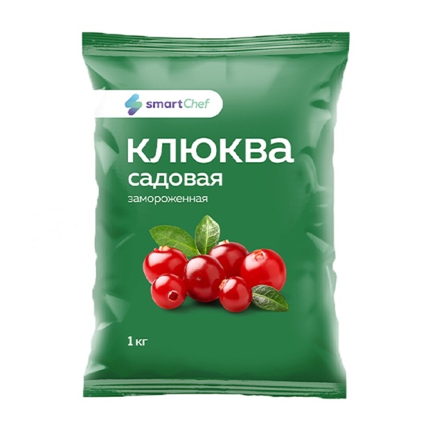 Клюква Садовая Smart Chef Замороженная 1кг