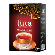 Чай Черный Принцесса Гита Индийский Листовой Отборный 100г