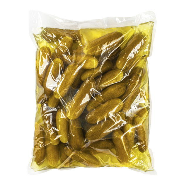 Огурцы маринованные на лимонной кислоте пакет -  9 кг (сух. вес 5 кг)