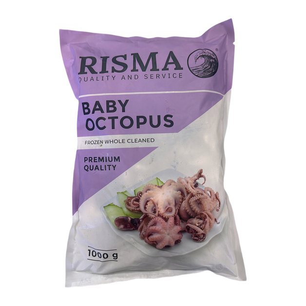 Осьминоги Risma Молодые Очищенные Свежемороженые Китай 40/60