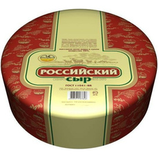 Сыр Российский 50% «Пищекомбинат» ~ 8 кг