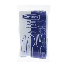 Ложки Чайные Мистерия Одноразовые 12,5см 100шт/уп