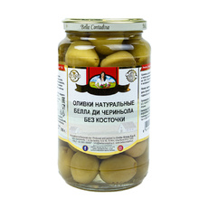 Оливки Белла Ди Чериньола без Косточки Bella Contadina 580мл Сух. Вес 290г