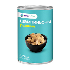 Шампиньоны Резаные Smart Chef Xixia Songlin Guye 425мл Сухой Вес 200г