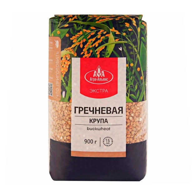 Крупа Гречневая Агро-Альянс Экстра 900г