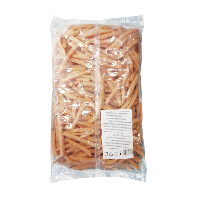 Картофель Фри Батат Astrafry Сладкий 10*10мм 2,5кг
