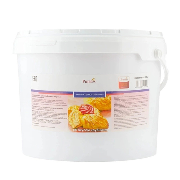 Начинка Фрутфил со Вкусом Клубники Пуратос 13кг