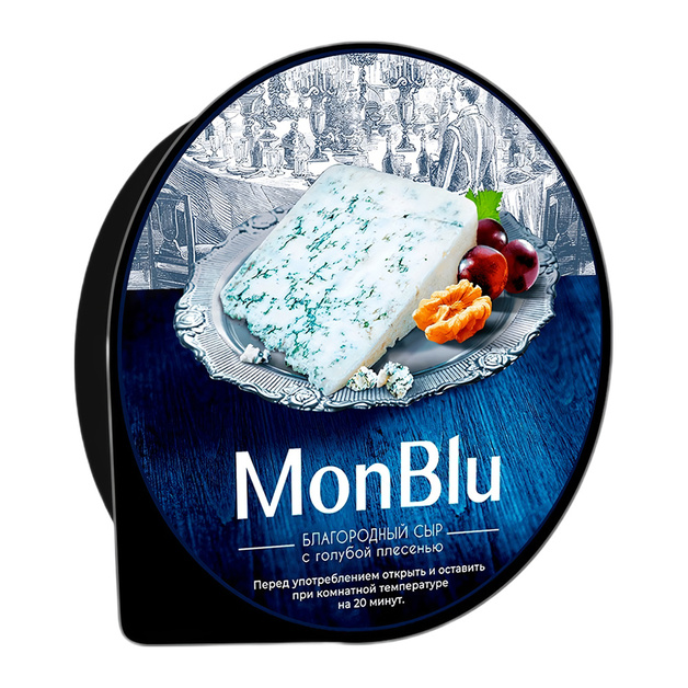 Сыр Мягкий Monblu с Голубой Плесенью 50% 2,5кг