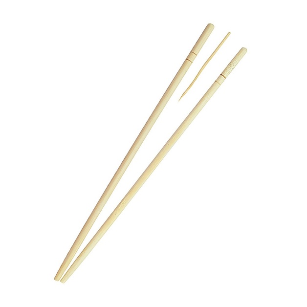 Палочки для Еды Бамбук Круглые с Зубочисткой 20см 100шт/уп