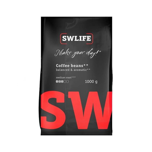 Кофе в Зернах Swlife Натуральный Жареный 1кг