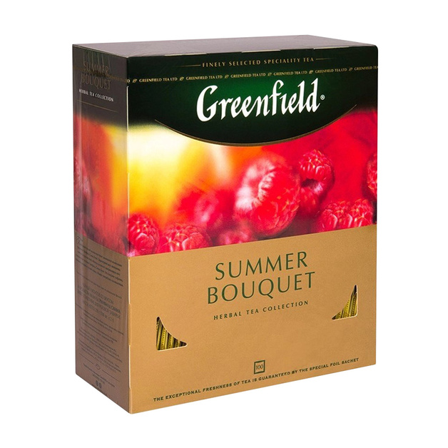 Чай Травяной Greenfield Summer Bouquet 100 Пакетиков с/я