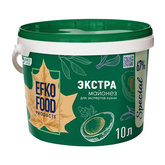 Майонез Efko Food Special Экстра 67% 10л