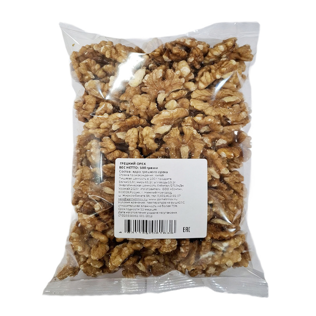 Орех Грецкий Очищенный 500г