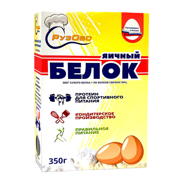Белок Яичный Сухой Рузово 350г