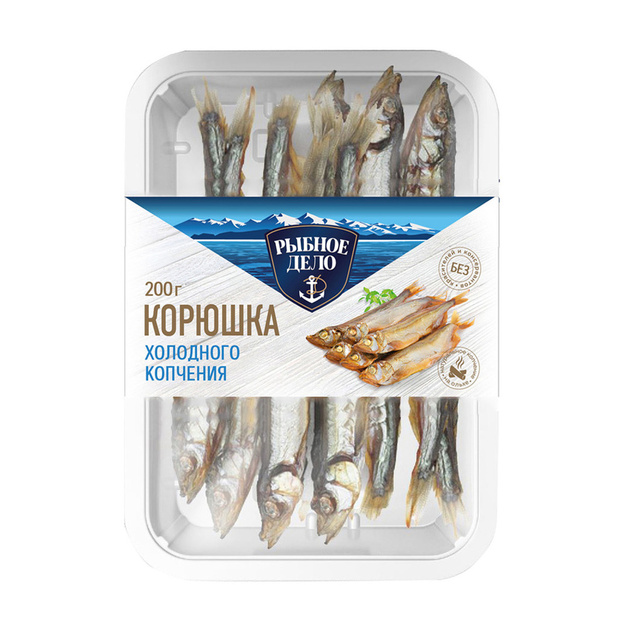 Корюшка Рыбное Дело Холодного Копчения 200г