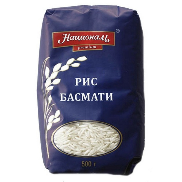 Рис длиннозерный Басмати «Националь» - 500 г