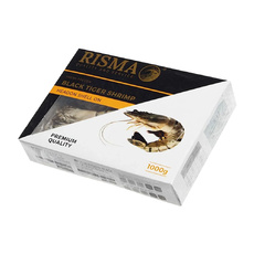 Креветки Тигровые Черные Risma с Головой с/м Бангладеш 13/15 1кг