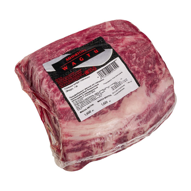 Стриплойн Мираторг Wagyu Тонкий Край Говяжий без Кости Зам 7кг