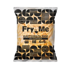 Картофель фри 6 мм без панировки Standard «Fry Me» - 2,5 кг