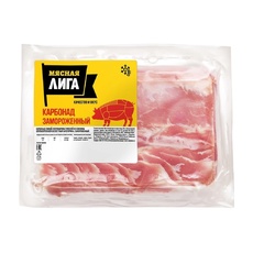 Карбонад Свиной Мясная Лига без Кости Замороженный 1кг в/у