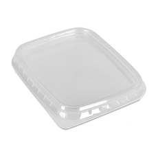 Крышка для Контейнеров Прозрачная 108*82мм 100шт/уп