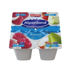 Йогурт Alpenland Малина Яблоко Груша 2,5% 95г