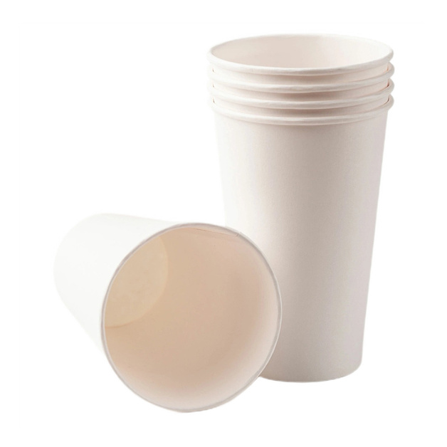 Стакан Однослойный Белый 450мл 40шт/уп