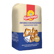 Мука Пшеничная Кудесница Профессиональная 1,9кг