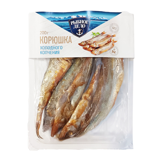 Корюшка Рыбное Дело Холодного Копчения 200г