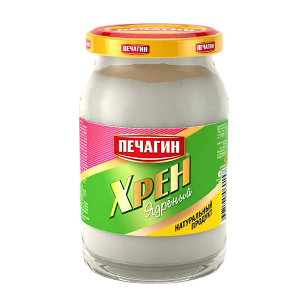 Хрен Печагин Столовый Ядреный 200г Стекло
