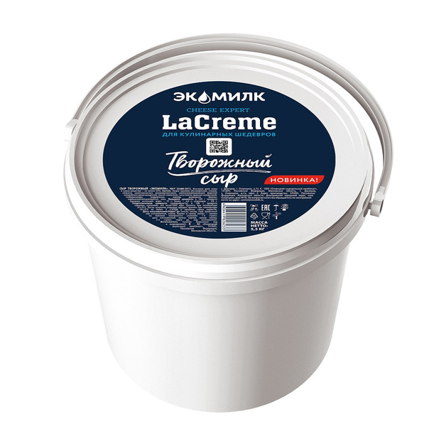 Сыр Творожный Экомилк 65% 5,5кг