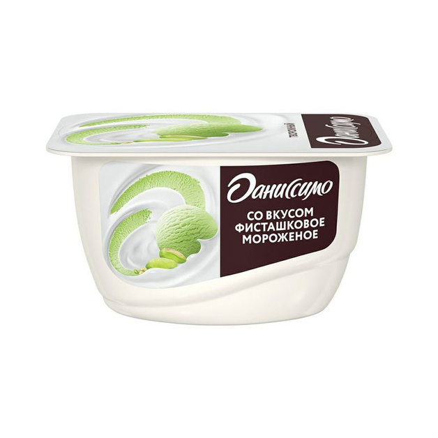 Продукт «Даниссимо» творожный фисташковое мороженое 6,5% - 130 г