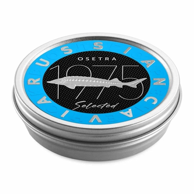 Икра Сибирского Осетра Черная Selected 125г ж/б