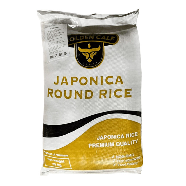 Рис высший сорт Japonica «Golden Calf» (Вьетнам) - 25 кг