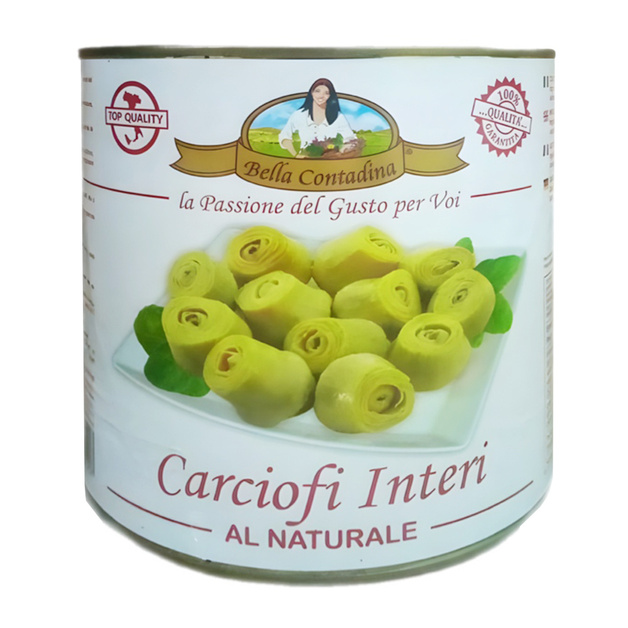 Артишоки Bella Contadina Целые Натуральные 2,65л Сух. Вес 1,2кг