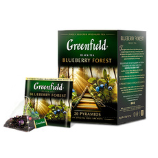 Чай черный «Greenfield» Blueberry Forest пирамидки 20 шт*1,8 гр - 1 уп