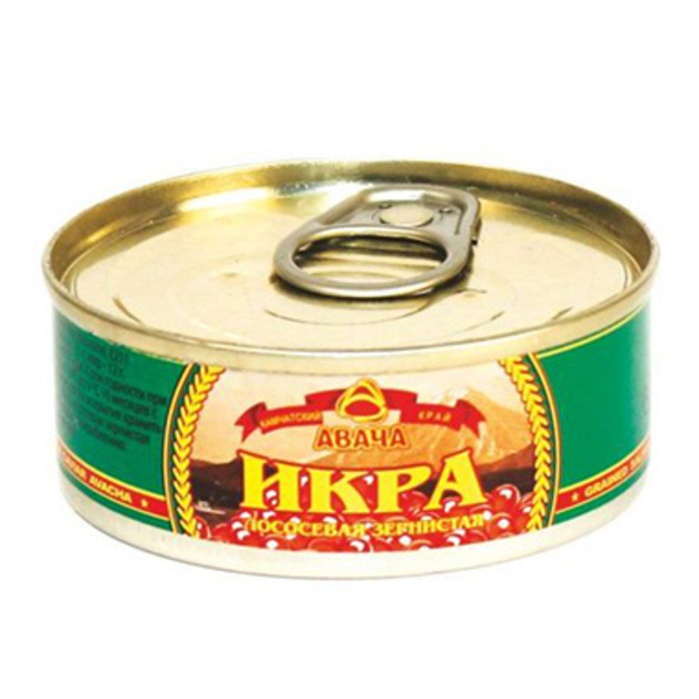 Икра лососевая зернистая (горбуши) ж/б ТМ Авача 95 гр