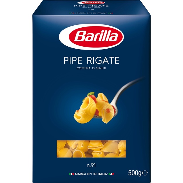 Макаронные изделия Barilla Pipe Rigate (Пипе Ригате) 500 гр