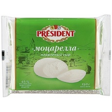 Сыр плавленый ломтевой Моцарелла «Гальбани» 45% - 150 г