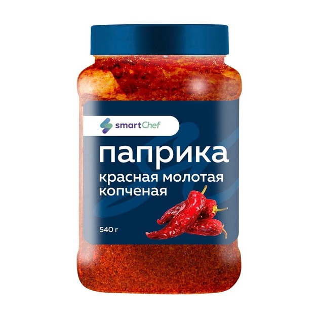 Паприка Красная Smart Chef Молотая Копченая 540г