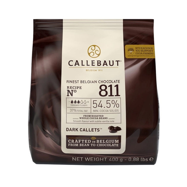 Шоколад темный 54,5% «Barry-Callebaut» - 0,4 кг
