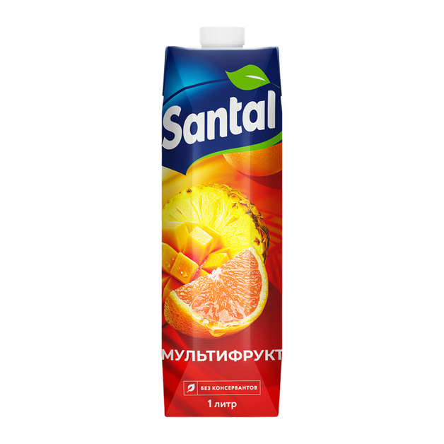 Нектар Santal Мультифруктовый 1л