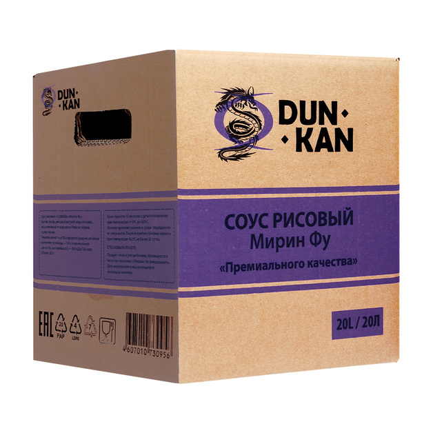 Соус Dunkan Рисовый Мирин Фу 20л