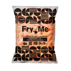 Картофель фри 9 мм Батат сладкий Premium «Fry Me» - 2,5 кг