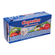 Продукт Рассольный Сиртаки для Греческого Салата 55% 330г