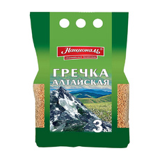 Крупа Националь Гречневая Алтайская 3кг