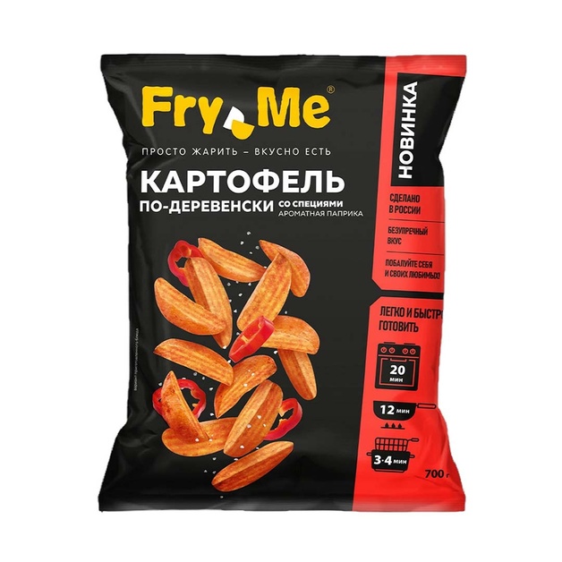 Картофель по-деревенски со специями «Fry Me» - 0,7 кг