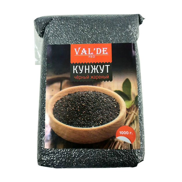 Кунжут Valde Черный Жареный 1кг в/у