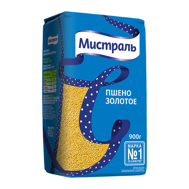 Пшено Мистраль Золотое 900г