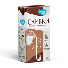 Сливки Чудское Озеро Ультрапастеризованные 10% 1л
